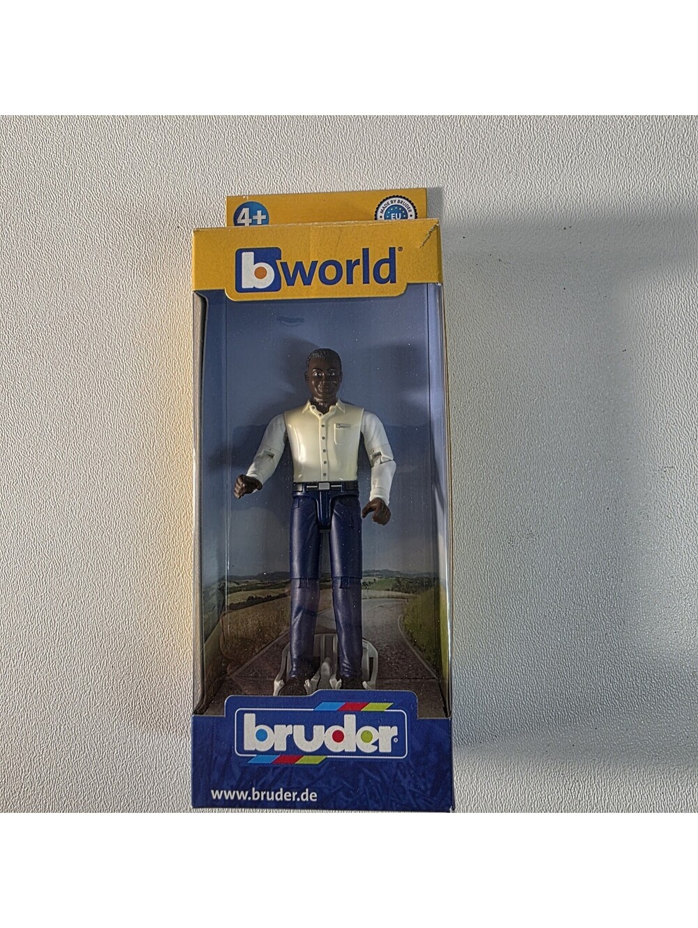 Bruder Man Dark Skin Dark Blue Jeans Toy Figure
